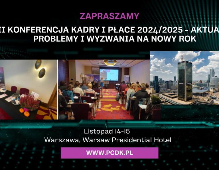 III Konferencja Kadry i Płace 2024/2025